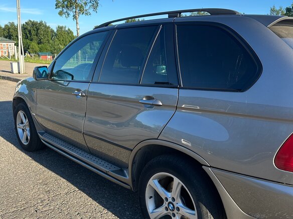 2005 BMW X5 3.0i I (E53) Рестайлинг, серый, 1000000 рублей - вид 3