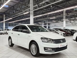 2019 Volkswagen Polo V Рестайлинг, белый, 1109000 рублей, вид 2