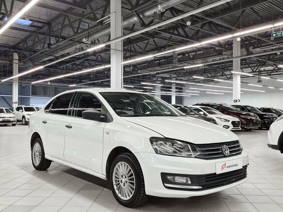 2019 Volkswagen Polo V Рестайлинг, белый, 1109000 рублей - вид 2