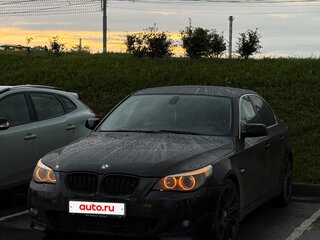 2006 BMW 5 серии 525xi V (E60/E61), чёрный, 1300000 рублей, вид 2