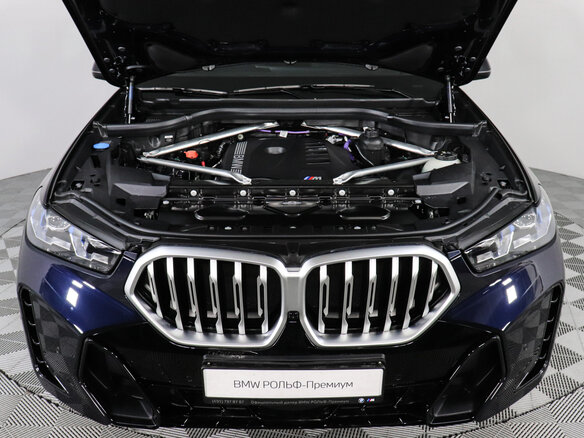 2025 BMW X6 40i III (G06) Рестайлинг, синий, 15380000 рублей - вид 8