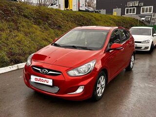 2012 Hyundai Solaris I, красный, 690000 рублей, вид 1