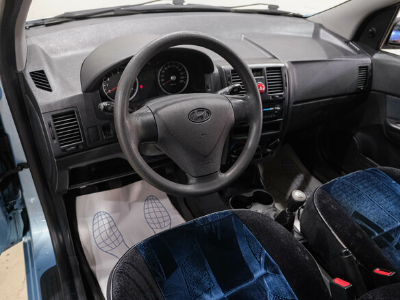 2008 Hyundai Getz I Рестайлинг, голубой - вид 12