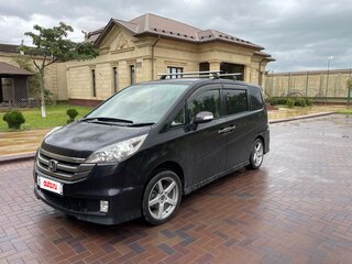 2007 Honda Stepwgn Spada III, чёрный, 1200000 рублей, вид 1