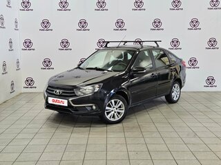 2018 Lada (ВАЗ) Granta I Рестайлинг, чёрный, 417000 рублей, вид 1