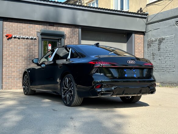 2026 Audi A6 L VI (C9), чёрный - вид 10