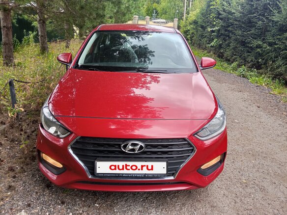 2018 Hyundai Solaris II, красный - вид 3
