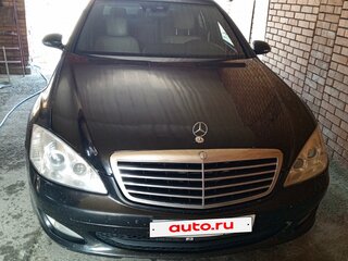 2007 Mercedes-Benz S-Класс 320 V (W221), чёрный, 1350000 рублей, вид 2