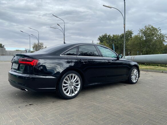 2015 Audi A6 IV (C7) Рестайлинг, чёрный, 1850000 рублей