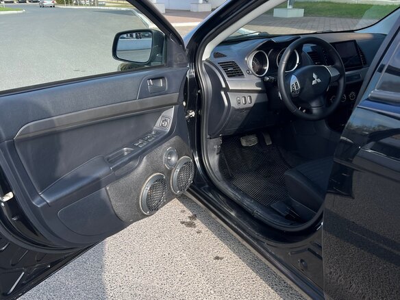 2012 Mitsubishi Lancer X Рестайлинг, чёрный, 700000 рублей - вид 5
