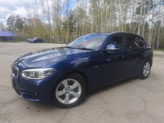2015 BMW 1 серии 118i II (F20/F21) Рестайлинг, синий, 1299000 рублей, вид 3