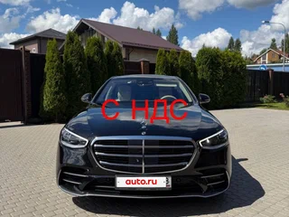 2021 Mercedes-Benz S-Класс 450 Long 4MATIC VII (W223), чёрный, 12000000 рублей, вид 1