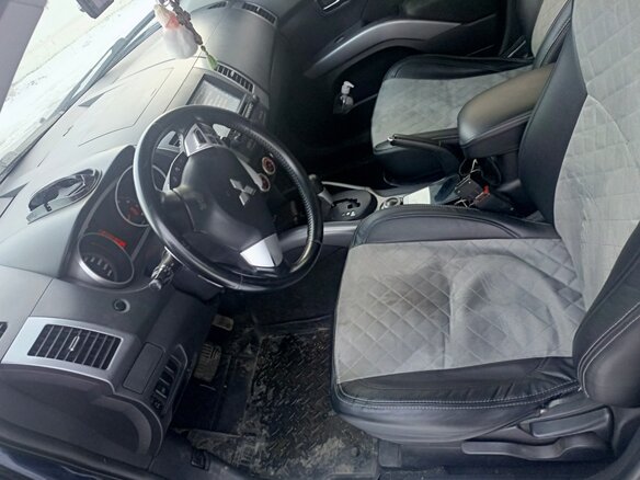 2008 Mitsubishi Outlander II, синий, 1050000 рублей - вид 8