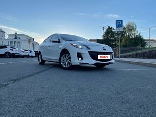 2013 Mazda 3 II (BL) Рестайлинг, белый, 1050000 рублей, вид 4