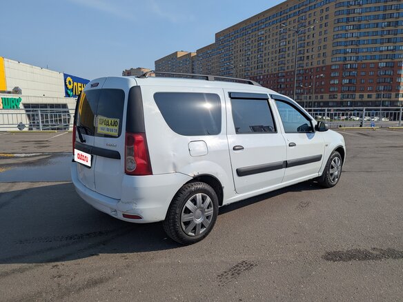 2016 Lada (ВАЗ) Largus I, белый, 435000 рублей - вид 4