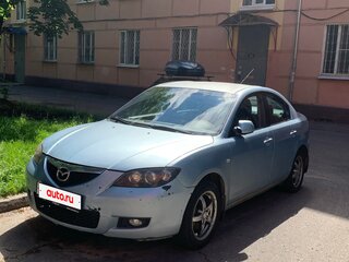 2007 Mazda 3 I (BK) Рестайлинг, серебристый, 530000 рублей, вид 2