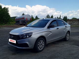 2016 Lada (ВАЗ) Vesta I, серебристый, 600000 рублей, вид 2