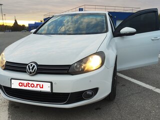 2012 Volkswagen Golf VI, белый, 850000 рублей, вид 3