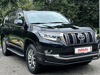 2019 Toyota Land Cruiser Prado 150 Series Рестайлинг 2, чёрный, 5390000 рублей, вид 3
