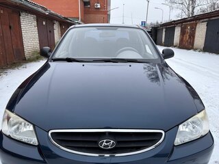 2008 Hyundai Accent ТагАЗ II, синий, 660000 рублей, вид 1