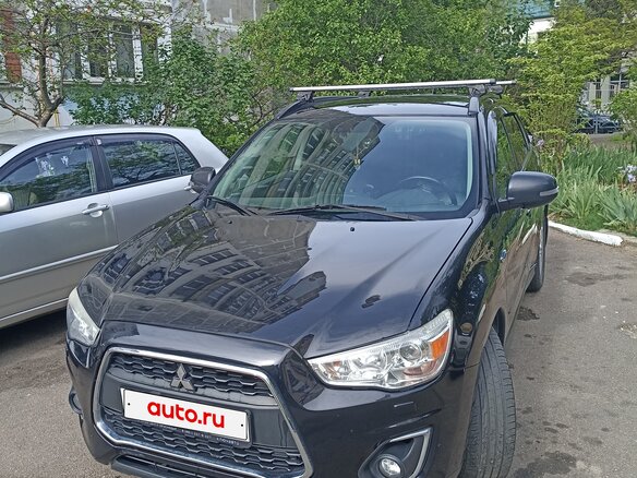 2013 Mitsubishi ASX I Рестайлинг, чёрный, 1300000 рублей