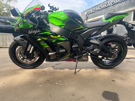 2019 Kawasaki ZX-10R Ninja, зелёный, 1210000 рублей, вид 3