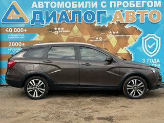 2018 Lada (ВАЗ) Vesta SW Cross I, коричневый, 920000 рублей, вид 4