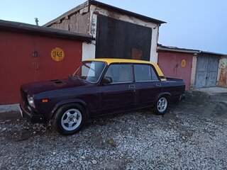 2002 Lada (ВАЗ) 2107, фиолетовый, 130000 рублей, вид 4