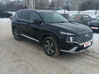 2021 Hyundai Santa Fe IV Рестайлинг, чёрный, 3750000 рублей, вид 2
