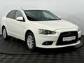 2013 Mitsubishi Lancer X Рестайлинг, белый, 960000 рублей - вид 3