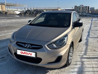 2011 Hyundai Solaris I, золотистый, 630000 рублей, вид 1