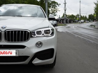 2017 BMW X6 40d II (F16), белый, 3900000 рублей, вид 1
