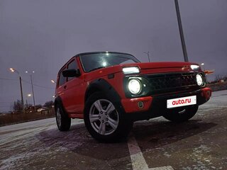 2002 Lada (ВАЗ) 2121 (4x4) I Рестайлинг, красный, 400000 рублей, вид 1