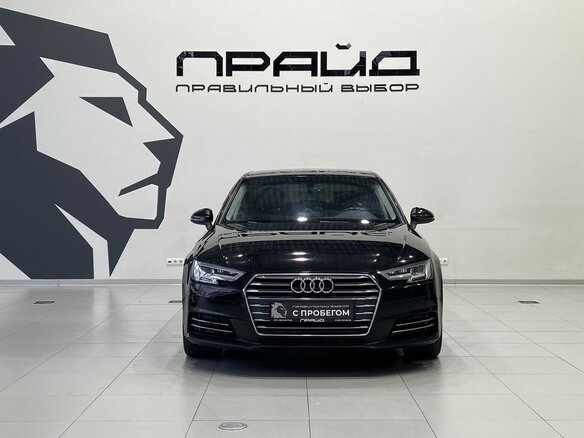 2015 Audi A4 V (B9), чёрный - вид 1
