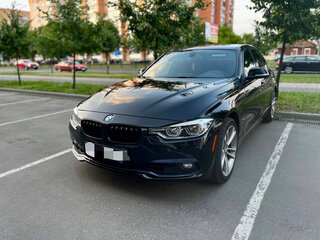 2017 BMW 3 серии 330i xDrive VI (F3x) Рестайлинг, чёрный, 1730000 рублей, вид 3
