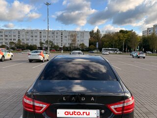 2016 Lada (ВАЗ) Vesta I, чёрный, 740000 рублей, вид 3