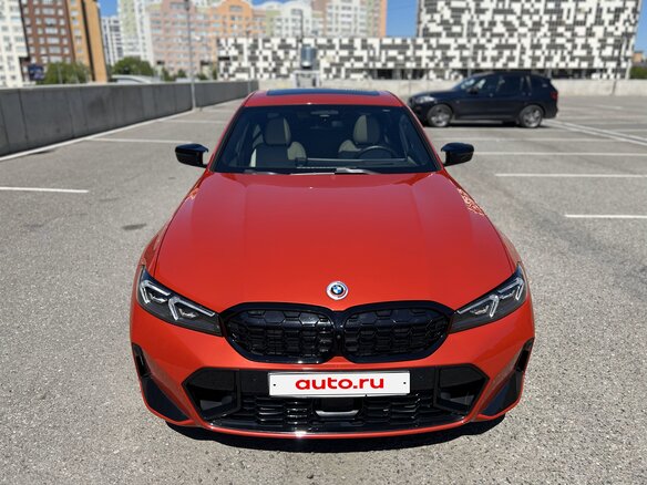 2022 BMW 3 серии M340i xDrive VII (G2x) Рестайлинг, красный, 8200000 рублей - вид 5