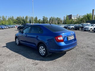 2017 Skoda Rapid I Рестайлинг, синий, 1113800 рублей, вид 3