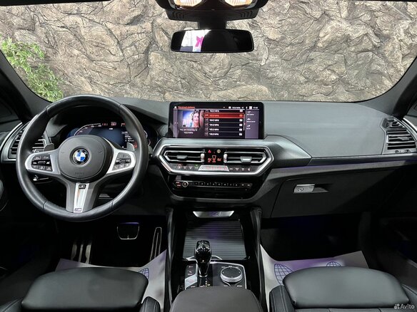 2022 BMW X4 20i II (G02) Рестайлинг, серый - вид 13