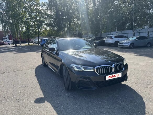 2021 BMW 5 серии Long 530Li xDrive VII (G30/G31/G38) Рестайлинг, чёрный, 4250000 рублей - вид 2