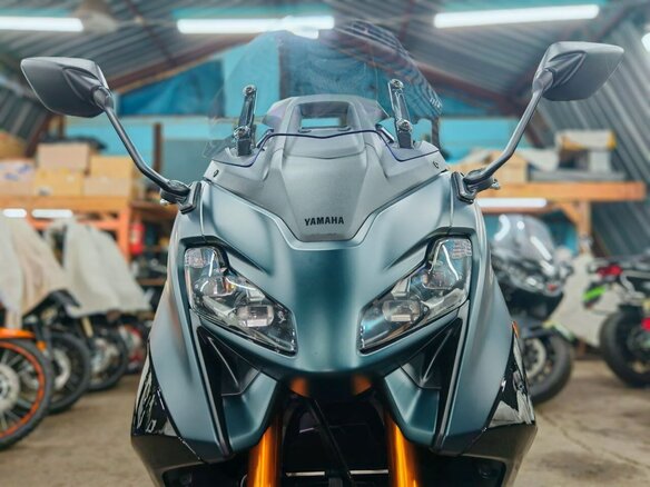 2021 Yamaha TMAX, зелёный, 1420000 рублей - вид 8