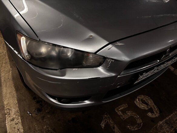 2008 Mitsubishi Lancer X, серый, 630000 рублей - вид 9