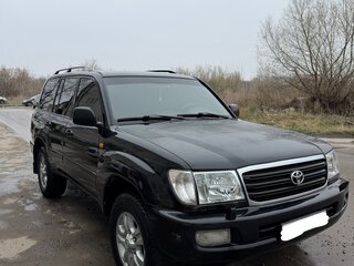 2003 Toyota Land Cruiser 100 Series Рестайлинг 1, чёрный, 1575000 рублей, вид 2
