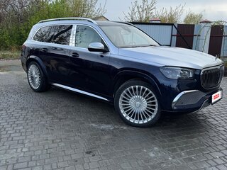 2019 Mercedes-Benz GLS 400 d II (X167), серебристый, 6800000 рублей, вид 5