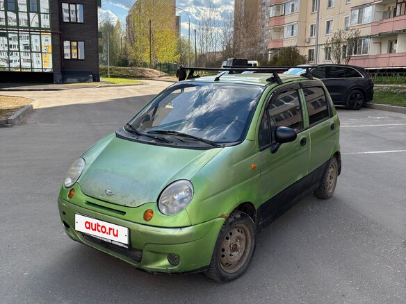 2006 Daewoo Matiz I Рестайлинг, зелёный, 40000 рублей