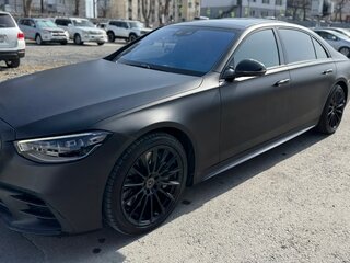 2021 Mercedes-Benz S-Класс 500 4MATIC VII (W223), чёрный, 11000000 рублей, вид 2