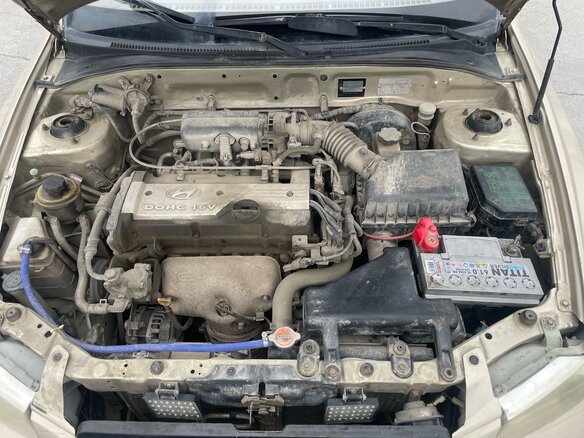 2004 Hyundai Accent ТагАЗ II, бежевый, 265000 рублей - вид 12