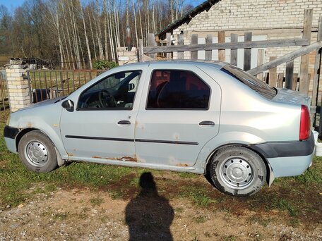 2007 Renault Logan I, серый, 160000 рублей, вид 1