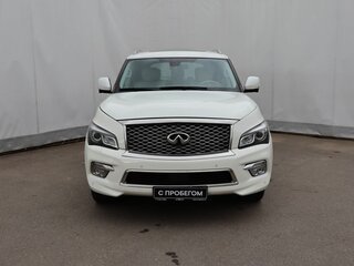 2015 Infiniti QX80 I Рестайлинг, белый, 2749000 рублей, вид 2