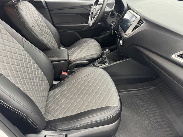 2021 Hyundai Solaris II Рестайлинг, белый, 1008067 рублей - вид 9